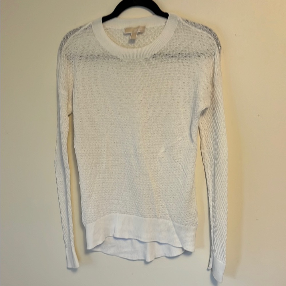 MICHAEL KORS White Knit Sweater